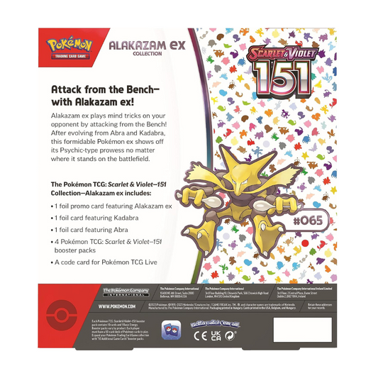 151 Alakazam Ex Box - Scarlet & Violet